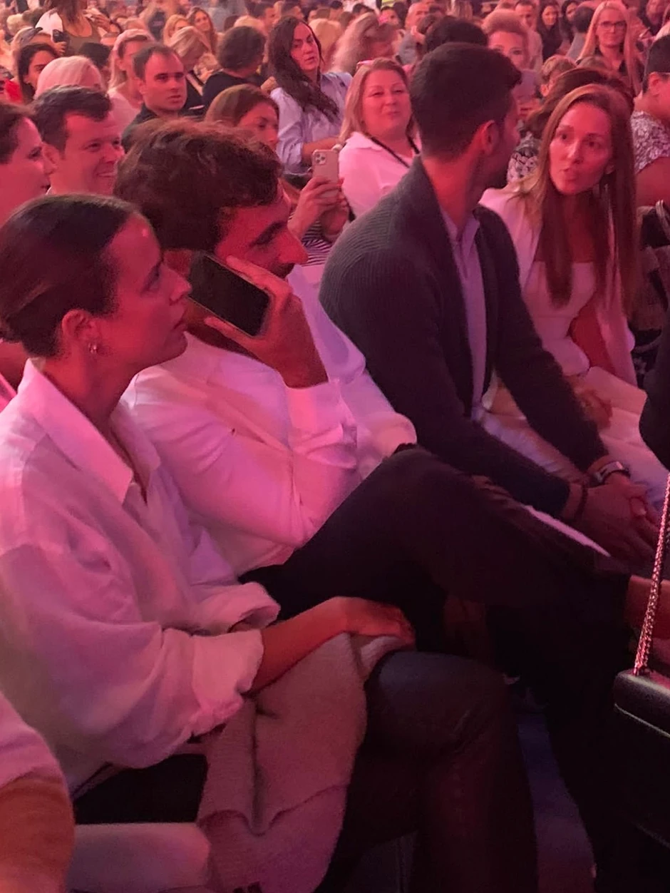 Đokovići na koncertu Stejpana Hausera