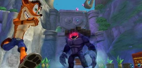 Screen z gry "Crash Bandicoot: Mind over Mutant"