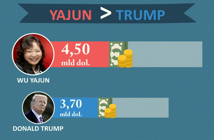 5. Wu Yajun – 4,5 mld dol.