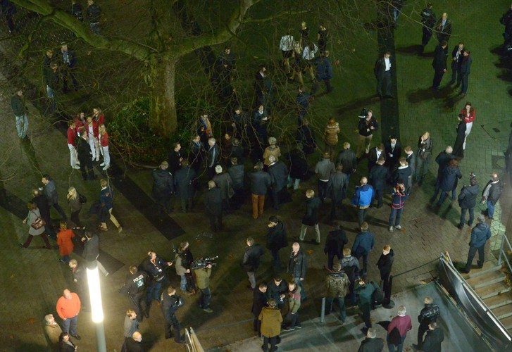 Tak wyglądała ewakuacja kibiców na stadionie w Hanowerze