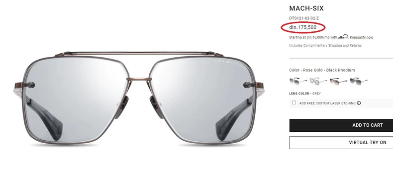 DITA MACH-SIX naočare