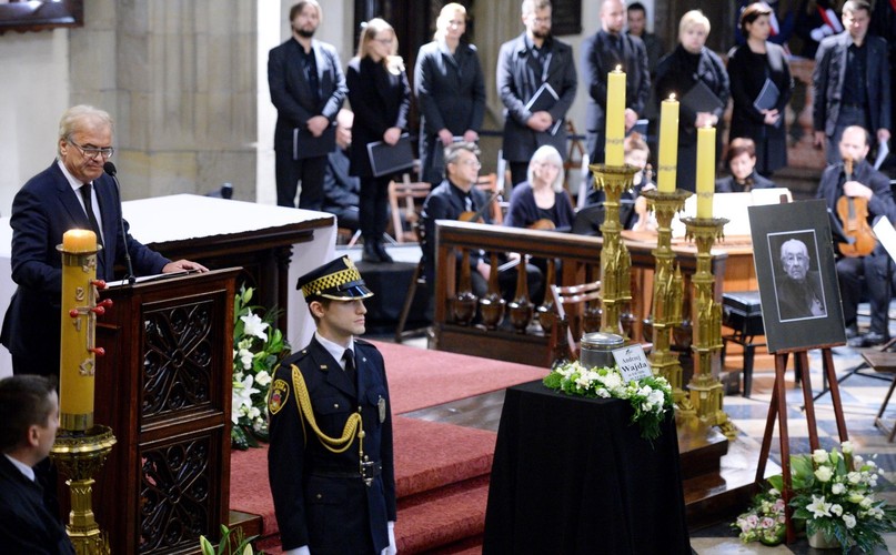 Pogrzeb Andrzeja Wajdy