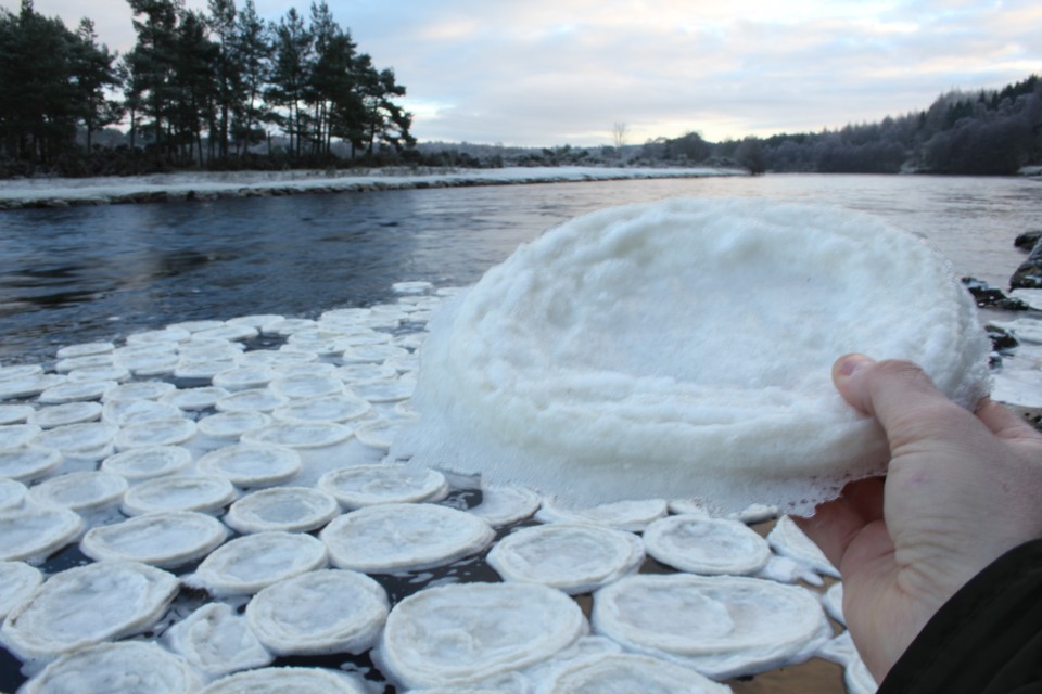 Ice Pancakes Close Up 2