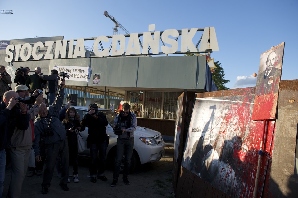 GDAŃSK STOCZNIA GDAŃSKA IM. LENINA PROTEST