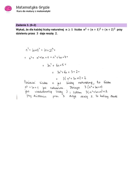 Matura 2024. Matematyka - poziom podstawowy [ARKUSZE CKE i ODPOWIEDZI] 3