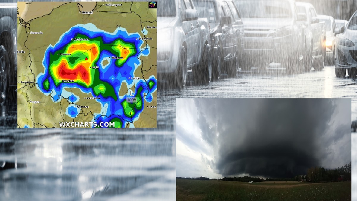Gwałtowne burze nad Polską. Podtopienia i interwencje straży