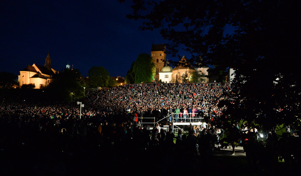 WARSZAWA MULTIMEDIALNY PARK FONTANN INAUGURACJA SEZONU (Publiczność)