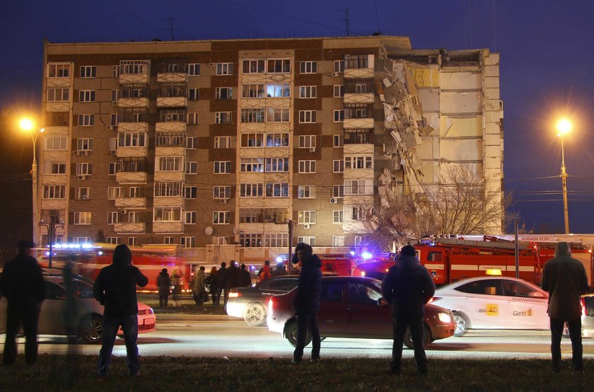 Eksplozja w budynku z wielkiej płyty. Przerażające nagranie z Rosji