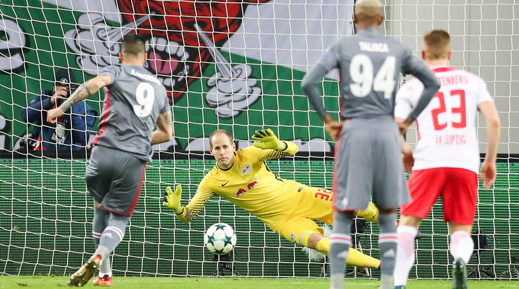 A Leipzig kapusa, Gulácsi
Péter örül, hogy együttese
újabb tapasztalatokhoz jut
az európai kupaporondon / Fotó: AFP
