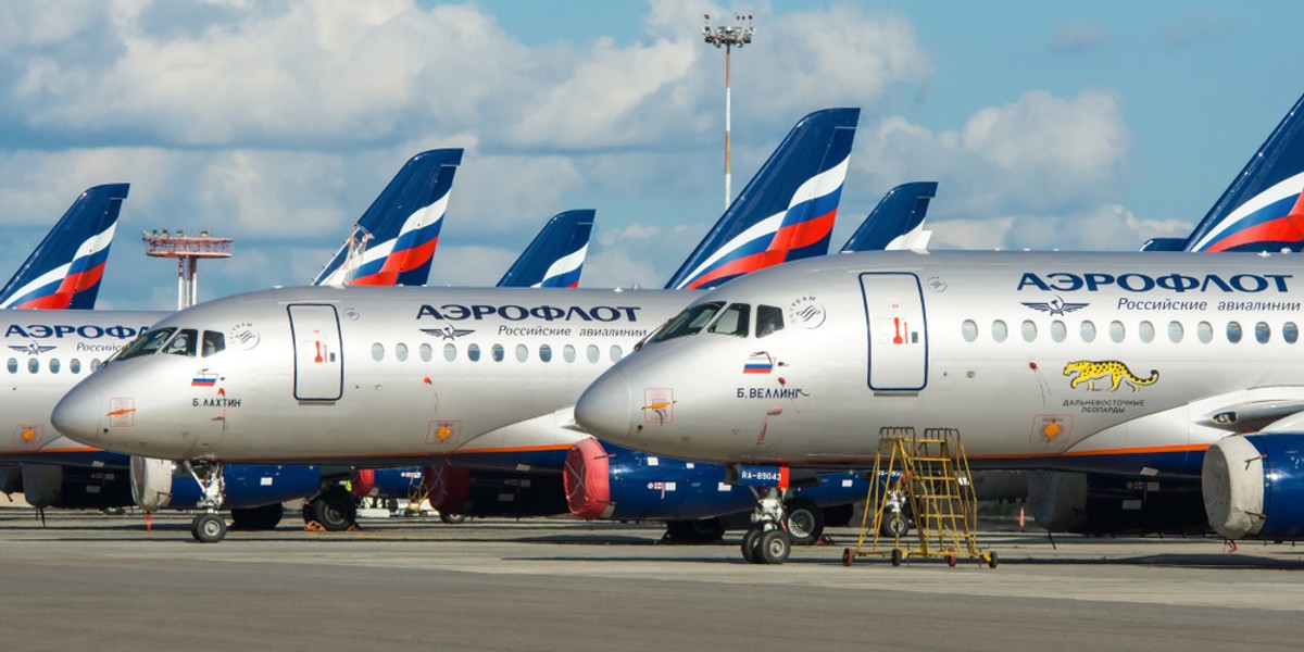 Aeroflot to główny użytkownik rosyjskich samolotów Suchoj Superjet 100. Władze nie zdecydowały się na ich uziemienie po niedzielnej katastrofie na lotnisku w Moskwie