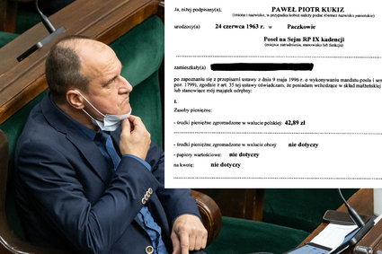 Oświadczenie majątkowe Pawła Kukiza. Oszczędności ledwo starczą na obiad