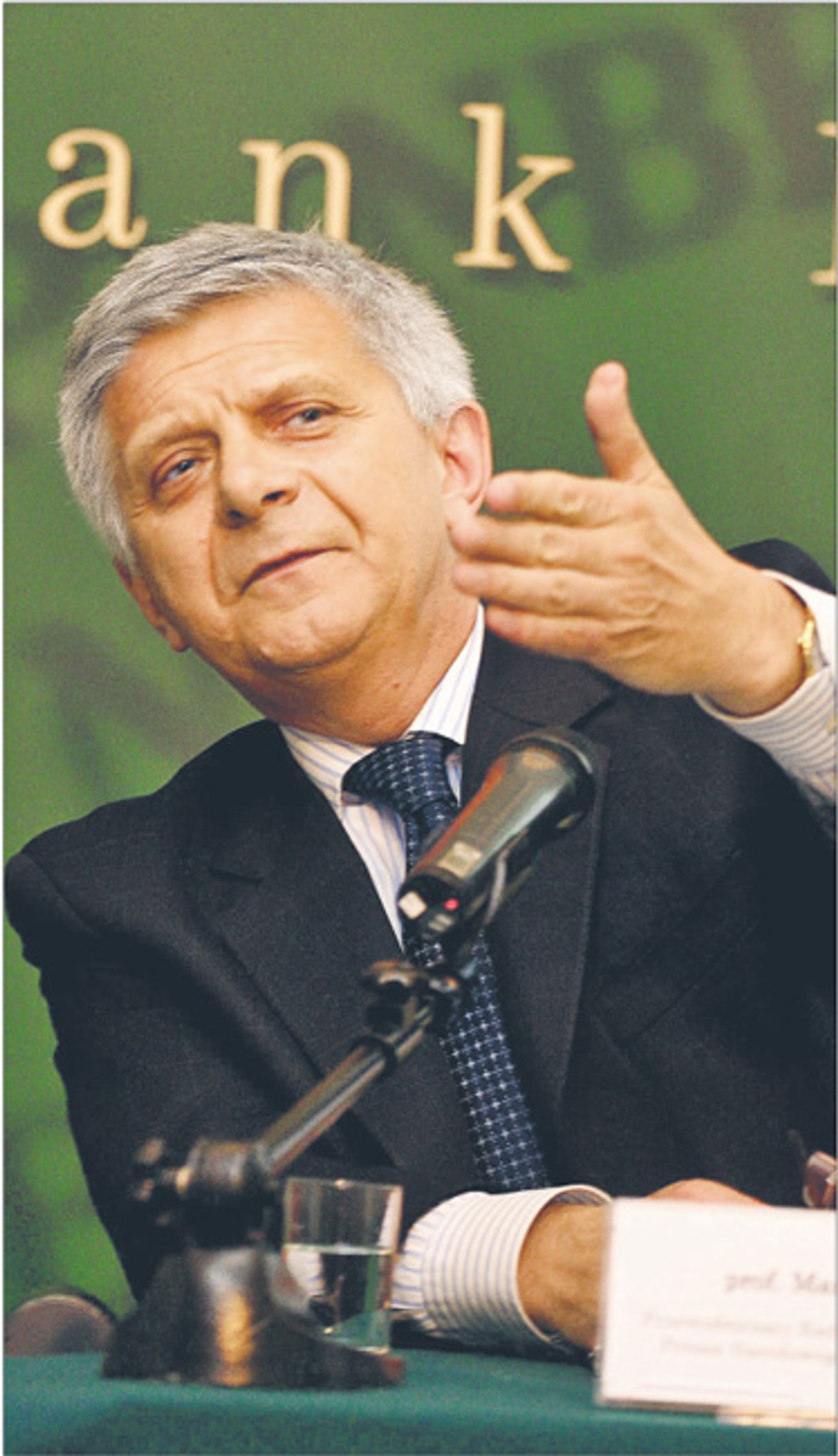 Według Marka Belki podwyżka stóp ma zatrzymać inflację Fot. Wojciech Górski