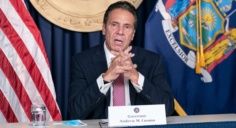 Gov. Andrew Cuomo of New York.
