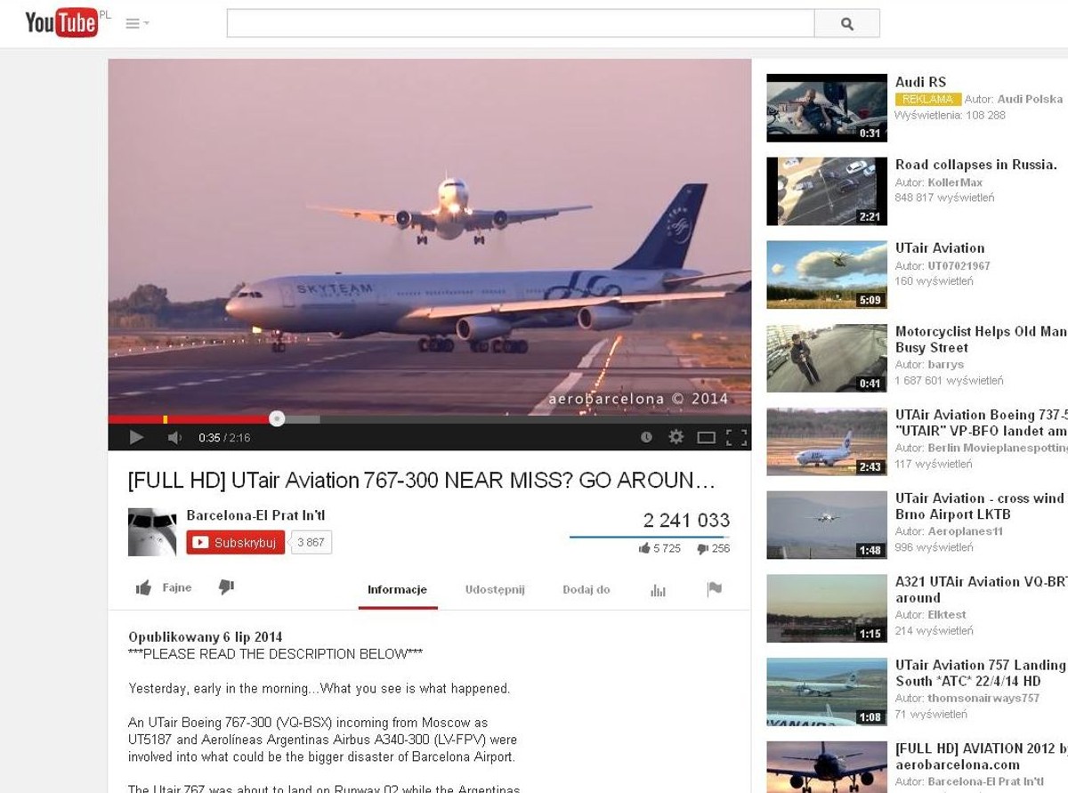 Katastrofa była o włos