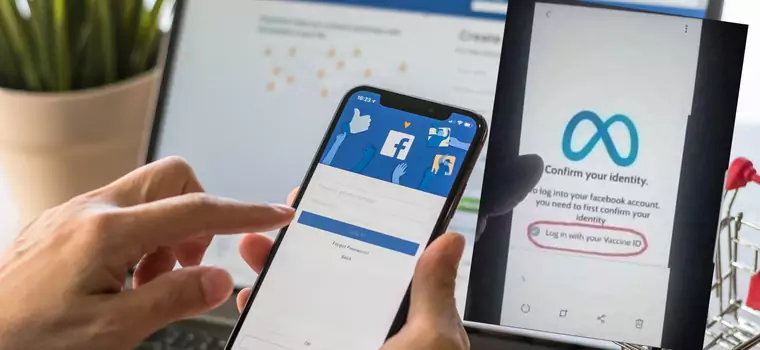 Logowanie do Facebooka "szczepionkowym ID"? Fake news, który odbił się szerokim echem w internecie