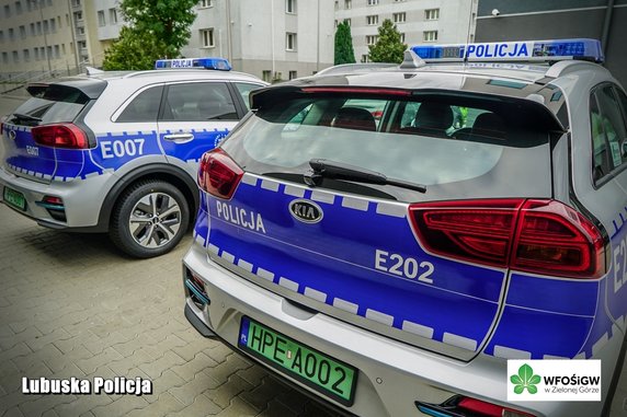 Elektryczny radiowóz kia e-Niro