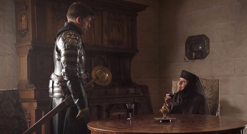 Jaime might have defeated Olenna in battle, but Olenna defeated his soul with her biting words.