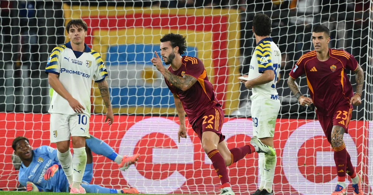 Ziółkowski mecz z Parmą obejrzał z ławki rezerwowych. Roma wiceliderem Serie A