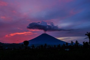 Mount Agung Eruption In Bali