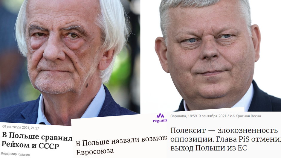 Rosyjskie media cytują wypowiedzi R. Terleckiego i M. Suskiego
