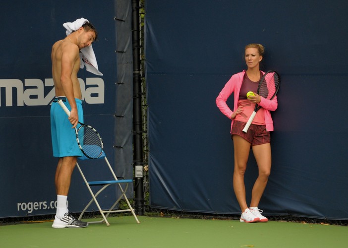 Miłość Janowicza i Domachowskiej rozkwita na korcie