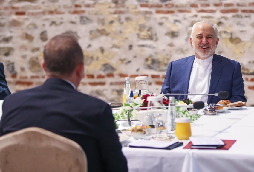 Mevlut Čavušoglu i Džavad Zarif u Istanbulu krajem januara 