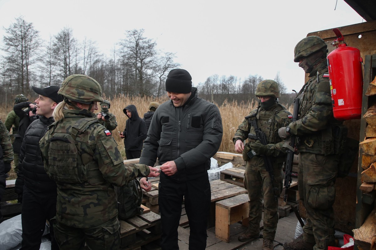 Prezydent odwiedził żołnierzy na granicy. "Granice nie są tylko linią na mapie"