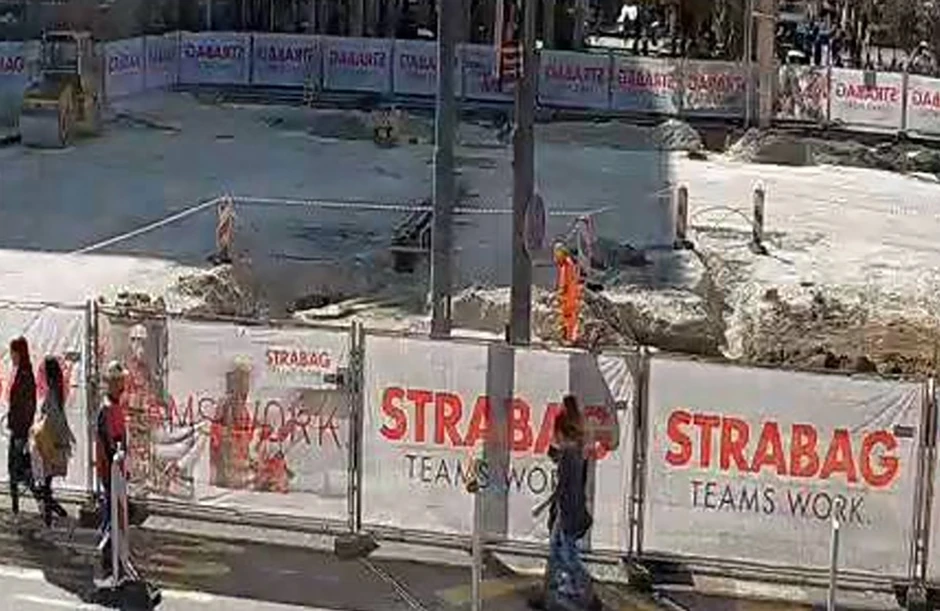 Radovi na Trgu republike