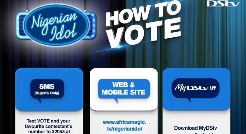 How to vote your favourite Nigerian Idol contestant