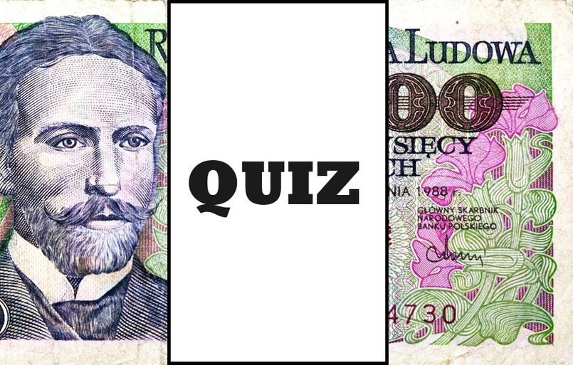 PRL banknoty kto jest na banknotach quiz stary banknot