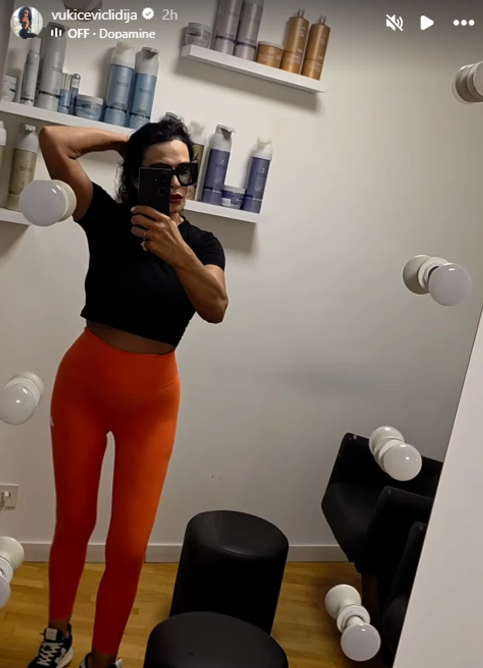 Lidija Vukićević u helankama