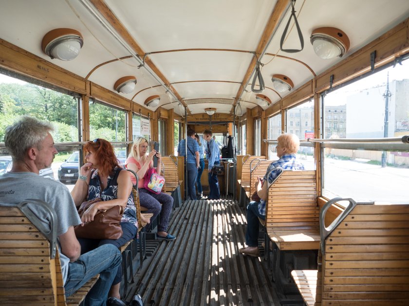 zabytkowy tramwaj, Łódź, 