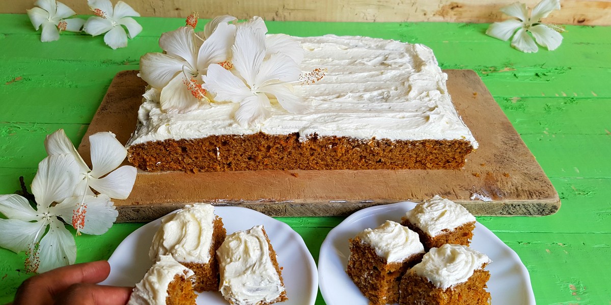 Simple carrot cake recipe by Kaluhi’s Kitchen Pulselive Kenya