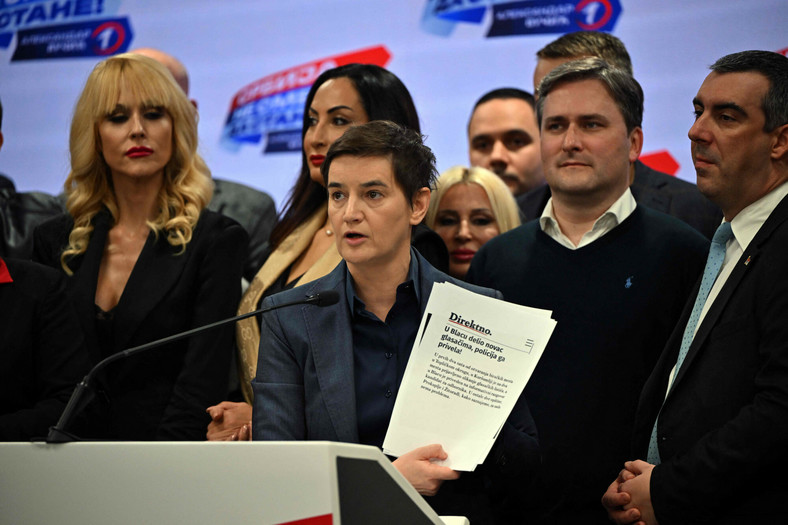 Premier Ana Brnabić odpowiada na zarzuty o fałszerstwa wyborcze