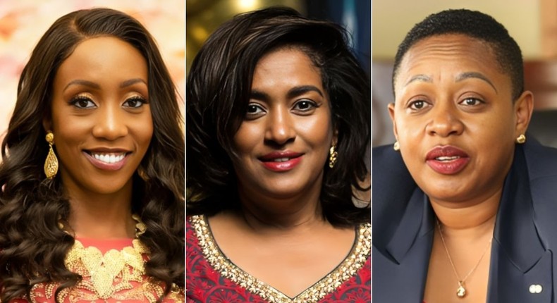 From left: Yvonne okwara, Esther Passaris, and Sabina Chege