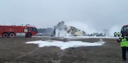 Katastrofa lotnicza w Kazachstanie! Na lotnisku w Ałmaty rozbił się An-26