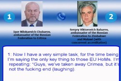 Rosyjscy ambasadorzy żartują: Teraz przejmiemy piep... Katalonię, Wenecję