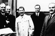 Hitler-Stalin-Pakt 1939, Ribbentrop, Hencke, Hilger, Molotow nach Unterzeichnung