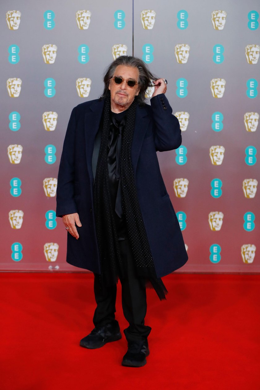 BAFTA 2020: Al Pacino wywrócił się na czerwonym dywanie