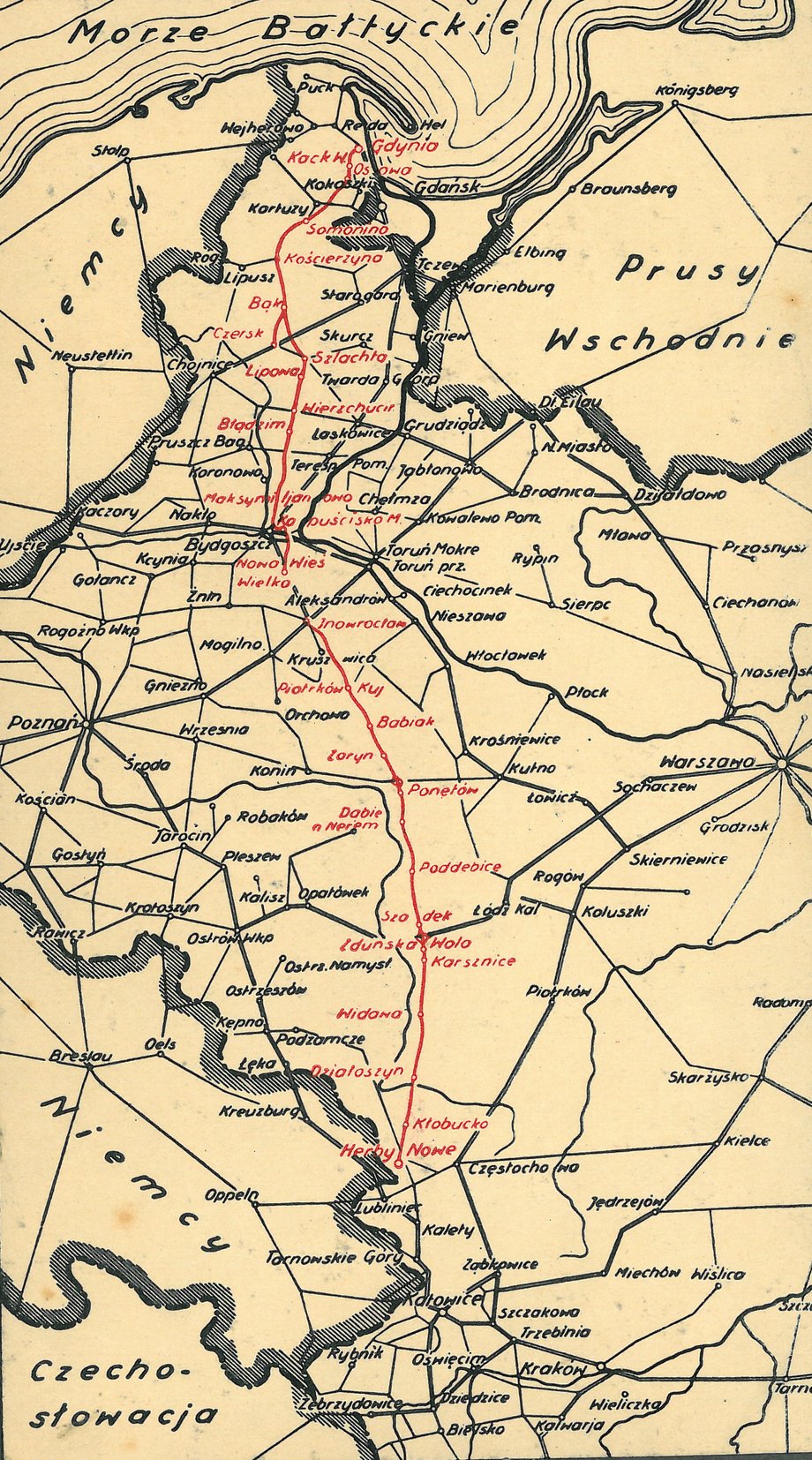 Historia kolei na ziemiach Polski w jej obecnych granicach zaczęła się od dwóch połączeń - Kolei Warszawsko-Wiedeńskiej i trasy z Wrocławia do Oławy, przedłużonej później na Górny Śląsk i do Berlina