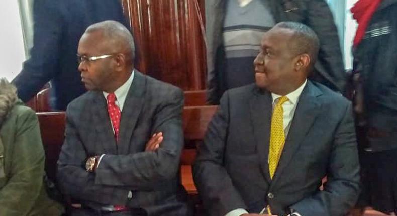 CS Henry Rotich and PS Kamau Thugge chatted until 2 am while at Muthaiga Police Station - police source tells reporters