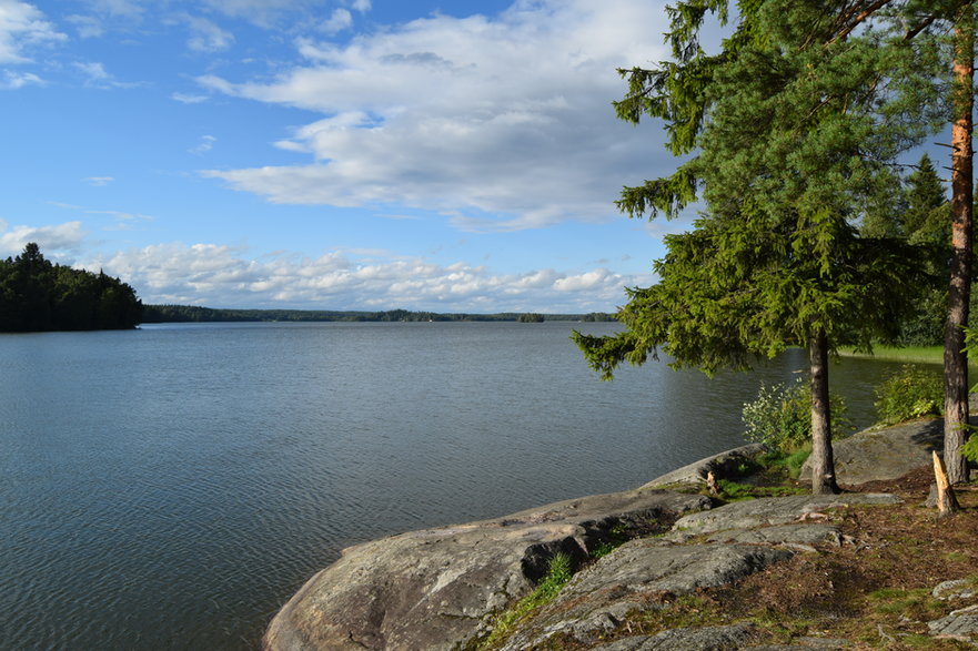 Widok na jezioro Bodom