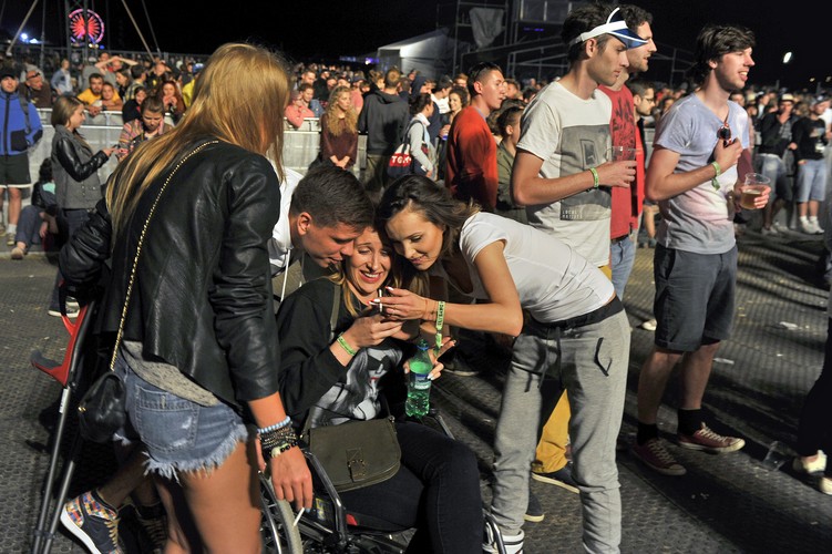 Wojciech Szczęsny i Marina Łuczenko razem na festiwalu Opener