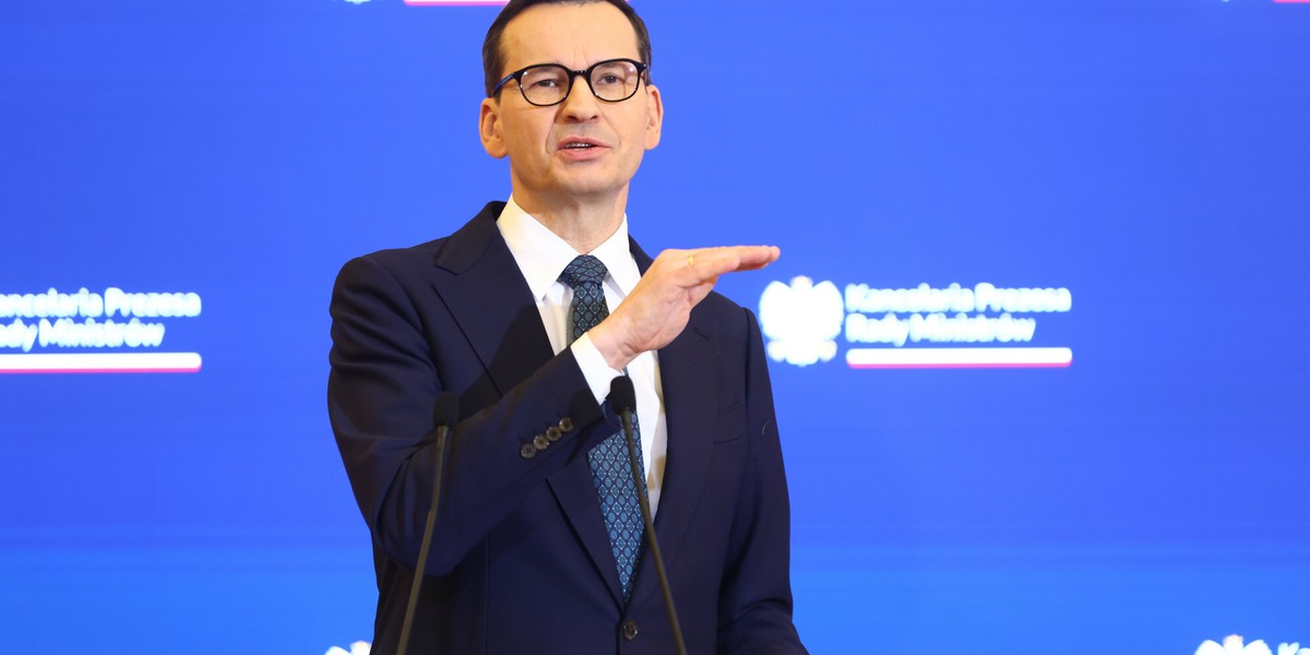 Premier Mateusz Morawiecki