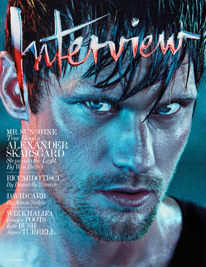 Alexander Skarsgard w "Interview Magazine"