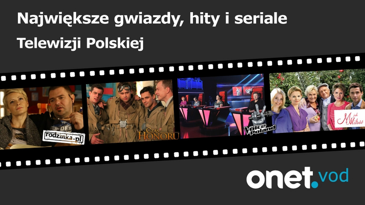 Telewizja Polska i Onet podpisały umowę o współpracy w zakresie udostępniania seriali i programów telewizyjnych produkcji TVP. Już od dziś w OnetVOD można będzie bezpłatnie oglądać takie hity jak "The Voice of Poland", "Czas honoru" czy "M jak Miłość"