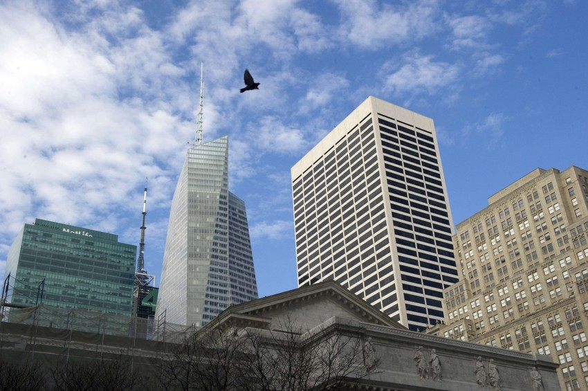 Sedište Bank of America - soliter drugi sleva