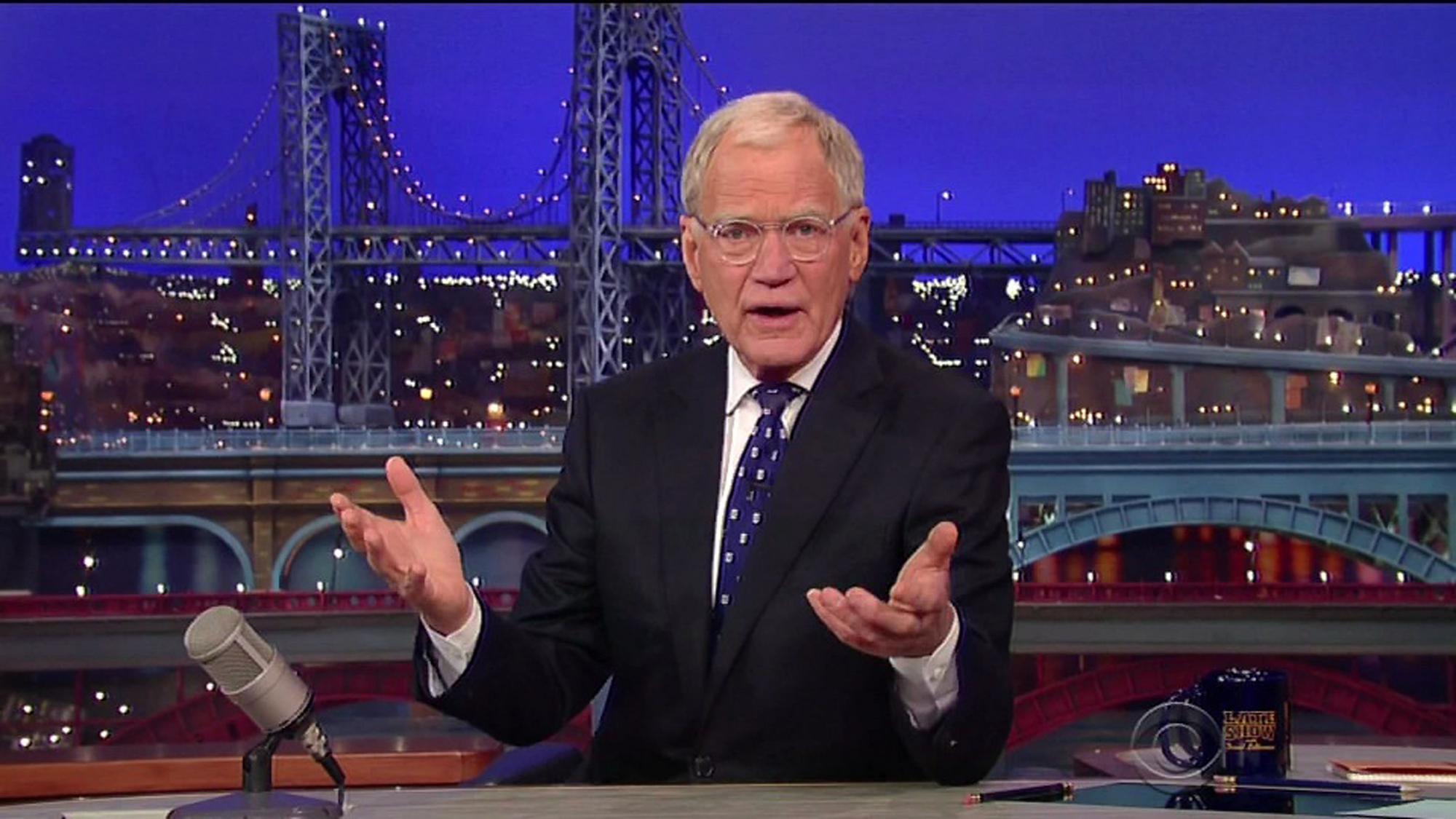 Posledná časť talkshow Davida Lettermana z roku 2015