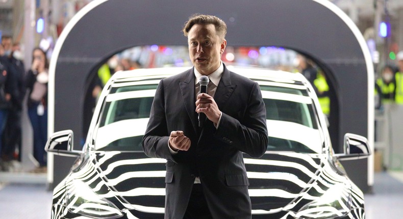 Tesla CEO Elon Musk said in 2016 that the company's Autopilot technology was safer than a human driver.Pool/Getty Images