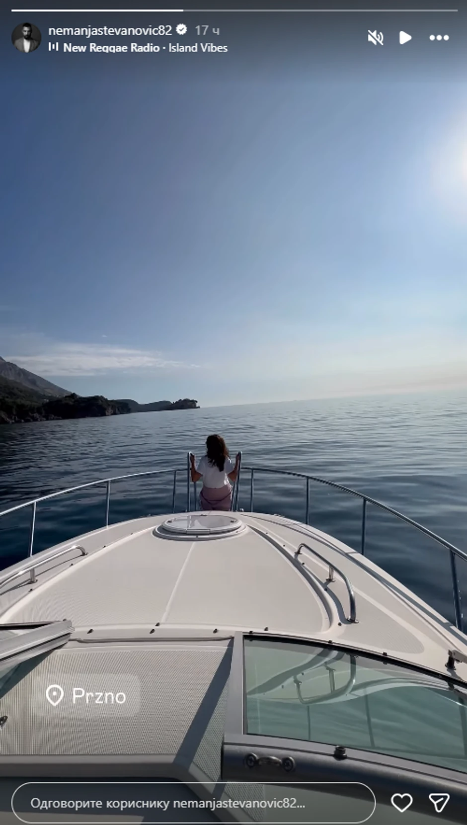 Nemanja Stevanović život na moru